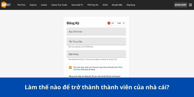 Trang chủ 26 Làm thế nào để trở thành thành viên của nhà cái?